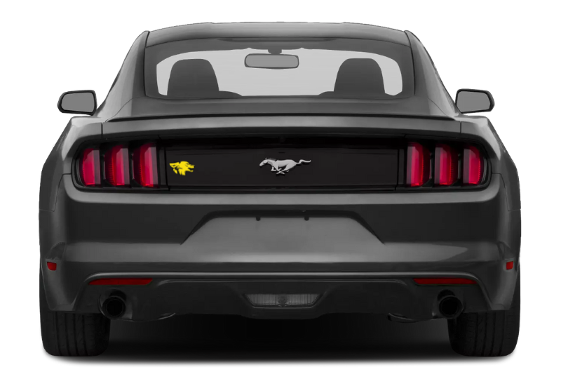 Ford Mustang Emblem & Badges set with Coyote logo (type 9) Ford emblems decoinfabric