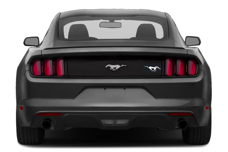 Ford Mustang tailgate trunk rear emblem with Mustang Horse logo Ford emblems decoinfabric