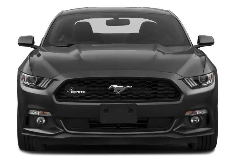 Ford Mustang Emblem & Badges set with Coyote logo (type 11) Ford emblems decoinfabric
