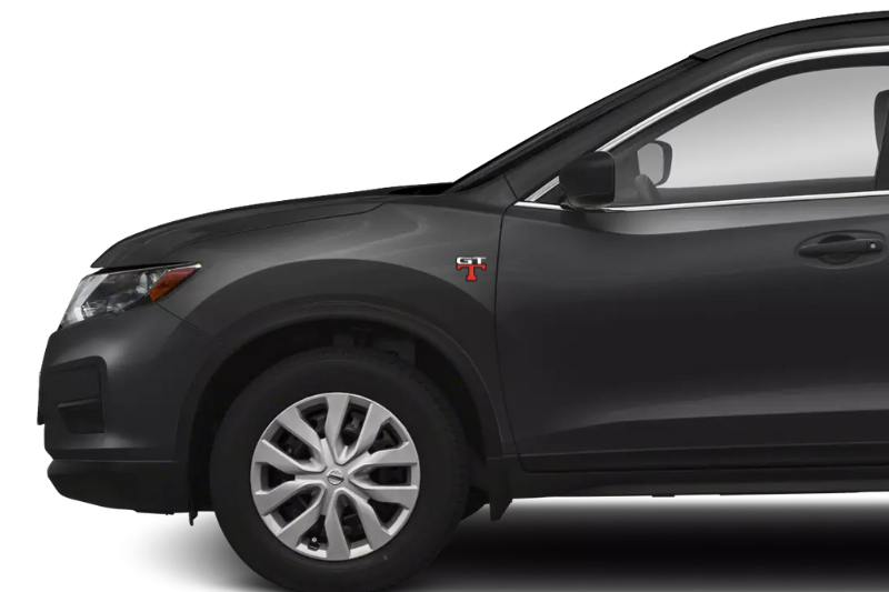 Nissan Emblem & Badges set with GT-T logo Nissan emblems decoinfabric