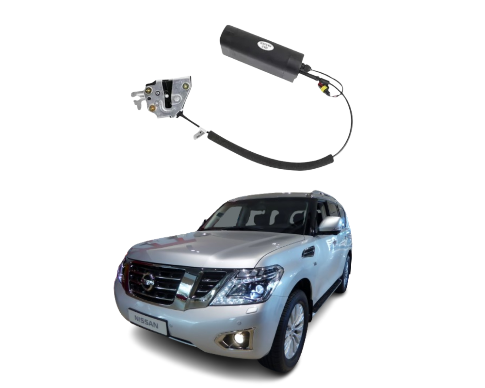 Nissan Patrol 2016-2021 Electric Soft Close Door Nissan Electric Suction Door Decoin Fabric 2016