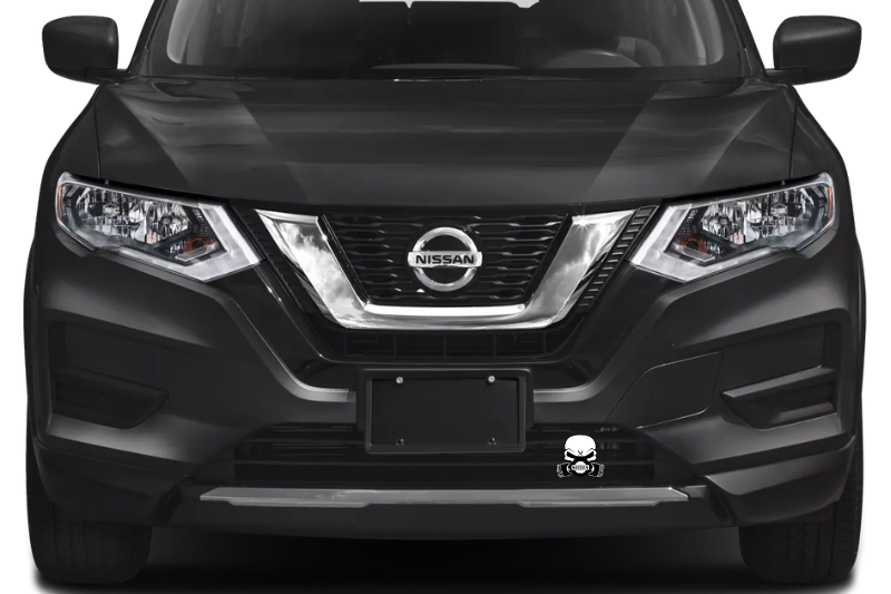 Nissan Emblem & Badge Set - Grille and Tailgate Nissan Gas Mask logo Nissan emblems decoinfabric