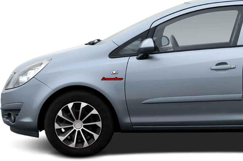 Opel Emblem & Badges set with Irmscher logo Opel emblems decoinfabric