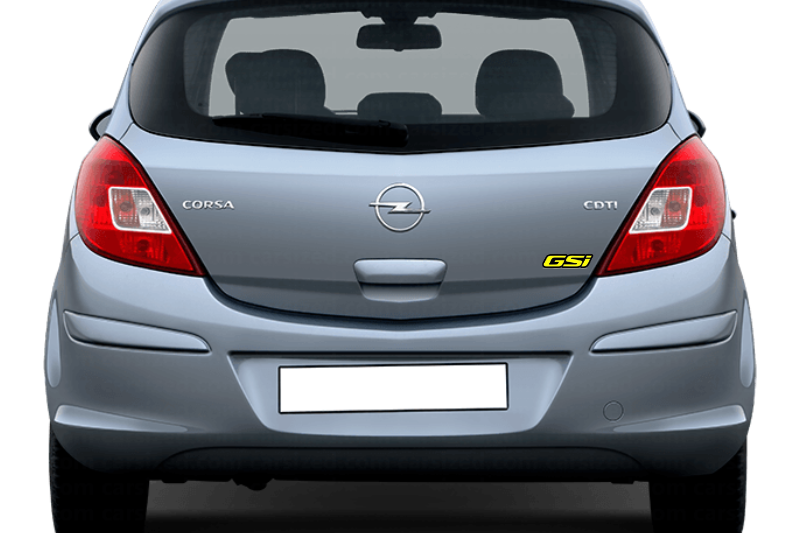 Opel Emblem & Badges set with GSi logo Opel emblems decoinfabric