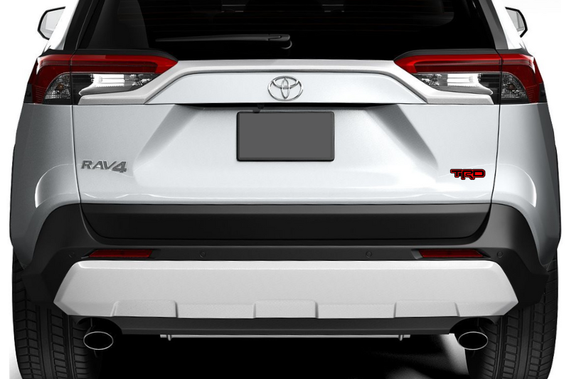 Toyota Emblem & Badges set with TRD logo (Type 2) Toyota emblems decoinfabric