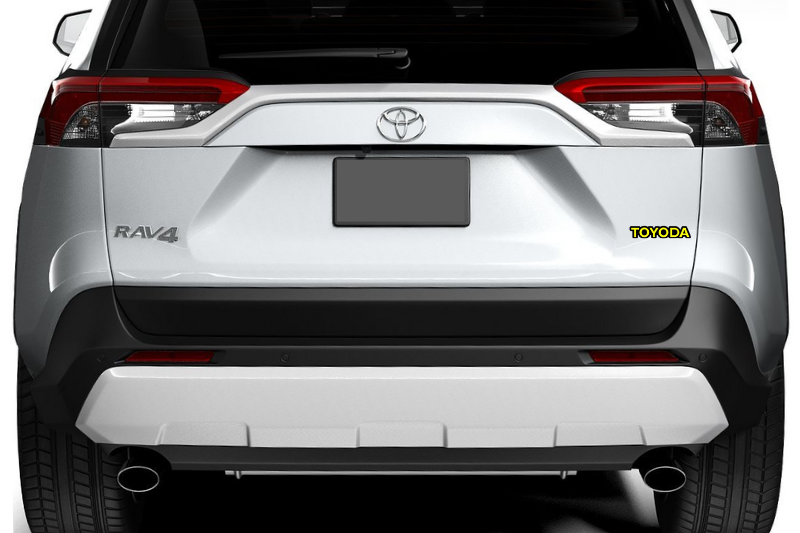Toyota Emblem & Badge Set - Grille and Tailgate Toyoda logo Toyota emblems decoinfabric