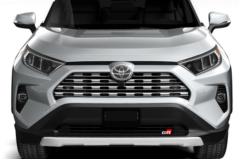 Toyota Emblem & Badge Set - Grille and Tailgate GR logo Toyota emblems decoinfabric