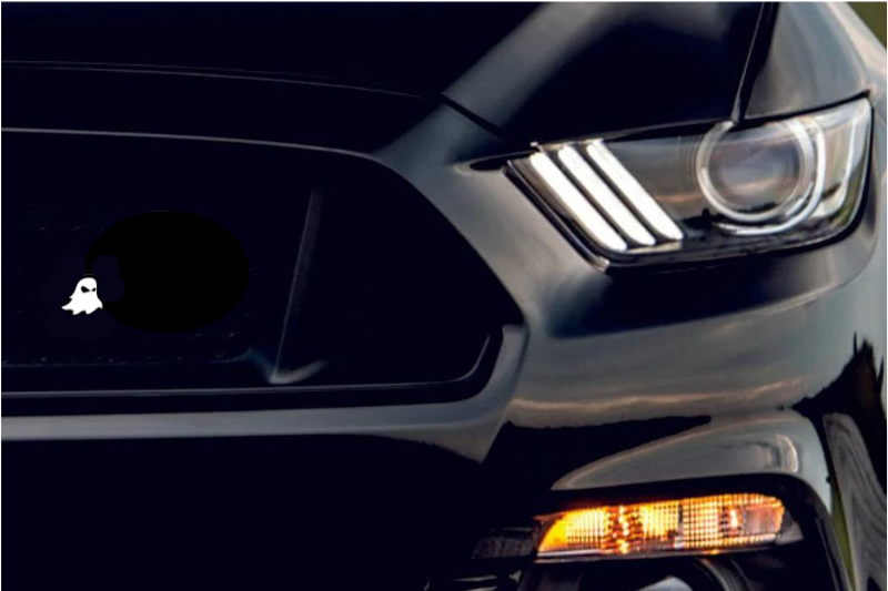 Dodge Emblem & Badges set with Ghost logo (Type 4) Dodge emblems decoinfabric