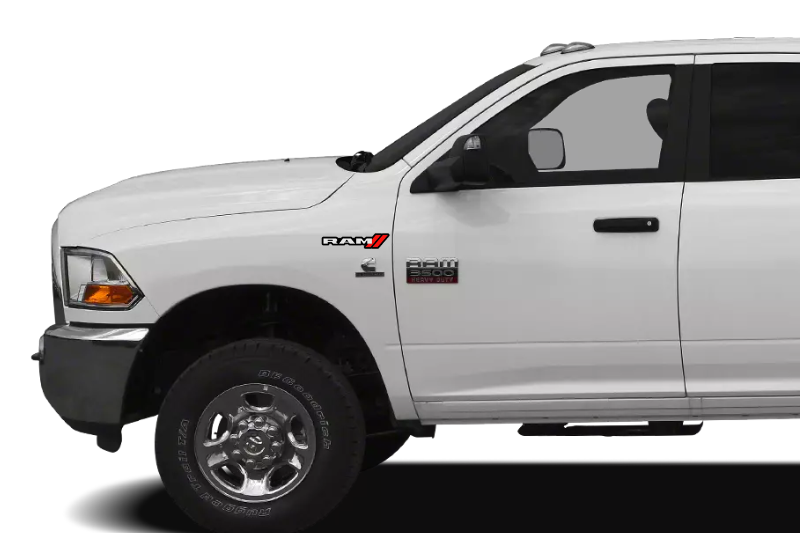 DODGE RAM emblem for fenders with Ram + Dodge logo Dodge emblems decoinfabric