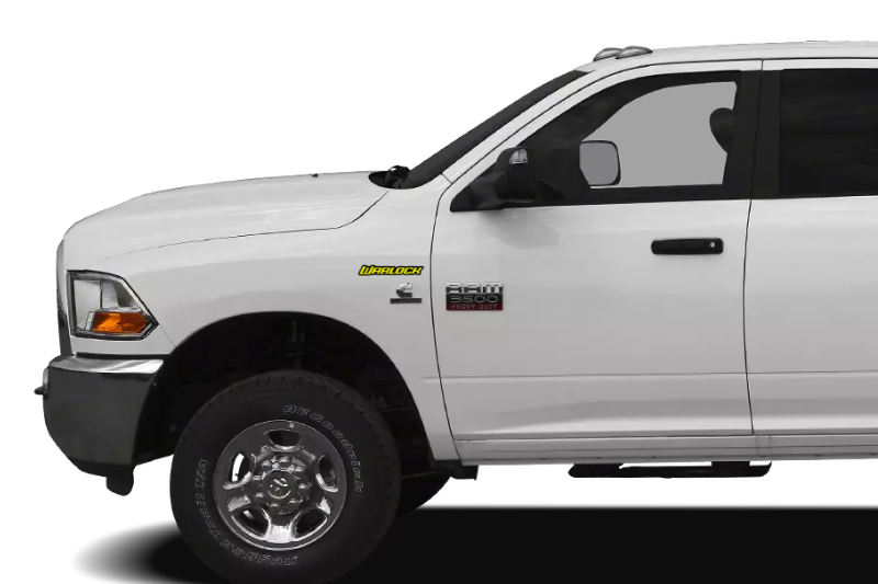 Dodge RAM emblem for fenders with Warlock logo Dodge emblems decoinfabric