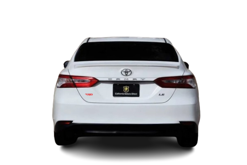 Toyota tailgate trunk rear emblem with TRD logo (Type Mono) Toyota emblems decoinfabric