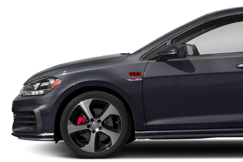 Volkswagen Emblem & Badges set with GTI logo Volkswagen emblems decoinfabric