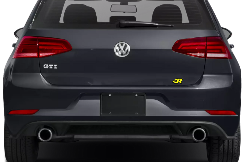 Volkswagen Emblem & Badges set with R-Line logo Volkswagen emblems decoinfabric
