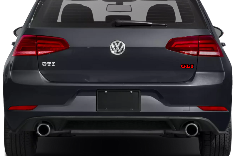 Volkswagen Emblem & Badges set with GLI logo Volkswagen emblems decoinfabric