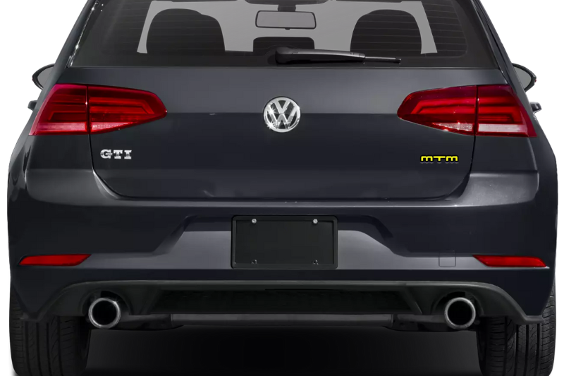 Volkswagen Emblem & Badges set with MTM logo Volkswagen emblems decoinfabric