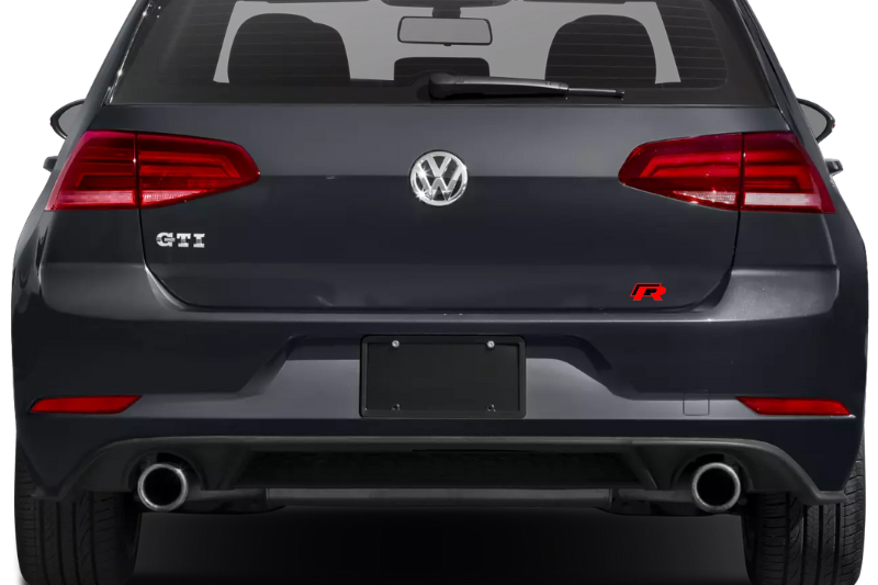 Volkswagen Emblem & Badges set with R-Line logo (Type 2) Volkswagen emblems decoinfabric