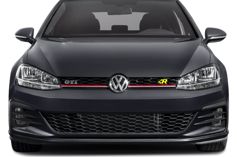 Volkswagen Emblem & Badge Set - Grille and Tailgate R-Line logo Volkswagen emblems decoinfabric