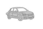 Car Keychain for Audi A1 I 2010-2018 (type 3D) Keychains opdesign