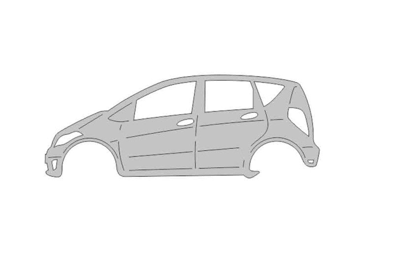 Keychain Bottle Opener for Mercedes A-Class W169 2004-2012 Keychains opdesign