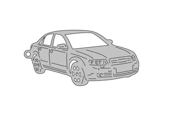 Car Keychain for Audi A4 B6 2000-2004 (type 3D) - decoinfabric