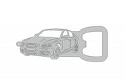 Keychain Bottle Opener for Audi A4 B8 2007-2016 Keychains opdesign