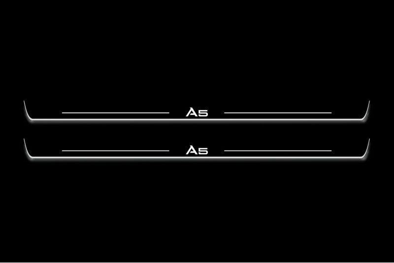 Audi A5 I 2007-2016 Car Light Sill With Logo A5