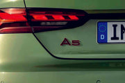 Audi tailgate trunk rear 3D emblem with A5 logo (type MIXT)