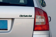 Skoda tailgate trunk rear 3D emblem with Octavia logo for Skoda Octavia II (A5) 2004-2013 (type MIXT)