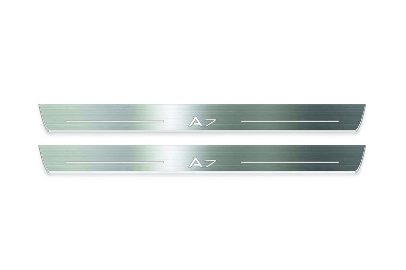 Audi A7 C7 2010-2018 Led Sill Plates With Logo A7