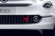 Fiat Illuminated LED Radiator Grille Emblems and Badges with Abarth (type 2) logo Fiat Led Emblems decoinfabric