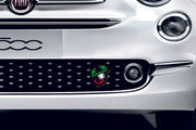 Fiat Illuminated LED Radiator Grille Emblems and Badges with Abarth (type 1) logo Fiat Led Emblems decoinfabric