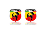 Colored Floor Mat Emblems for Fiat Abarth – Add a Touch of Personality Car Mats Badges Decoin