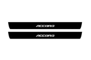 Honda Accord X 2018-2023 Led Door Sill Pro With Logo Accord (Premium Painting) Honda Led Door Sills PRO opdesign