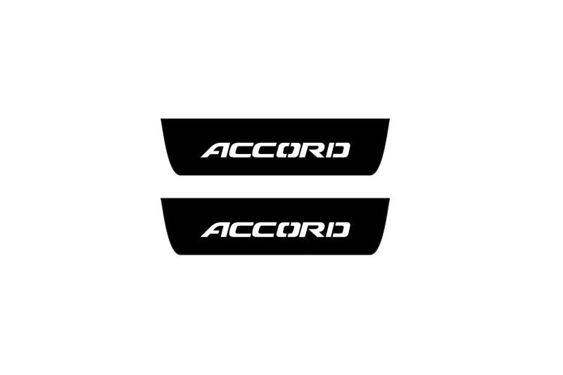 Honda Accord X 2018-2023 Car Door Sill With Logo Accord (Premium Painting)