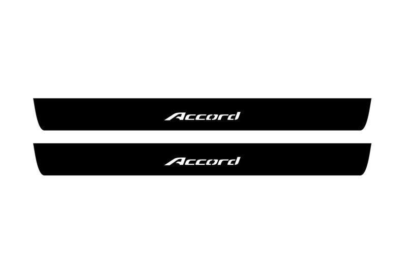 Honda Accord IX 2013-2018 Car Door Sill With Logo Accord (Premium Painting)