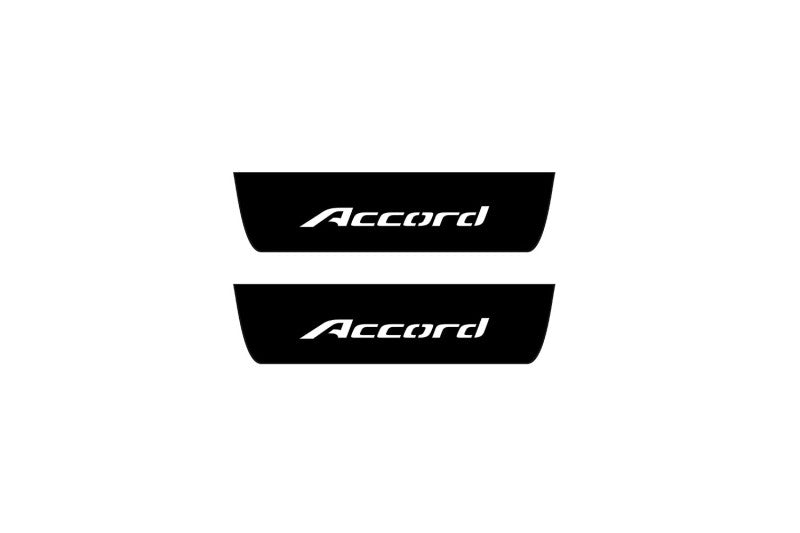 Honda Accord IX 2013-2018 Car Door Sill With Logo Accord (Premium Painting)