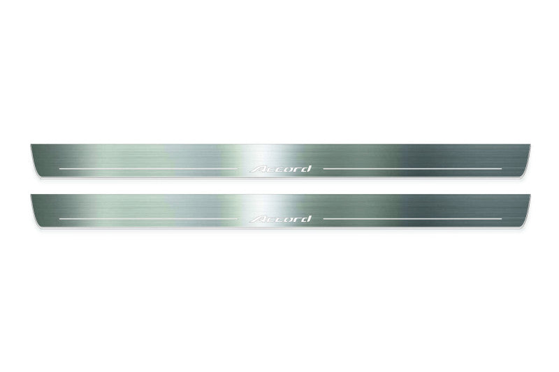 Honda Accord IX Coupe 2013-2018 LED Door Sill With Logo Accord