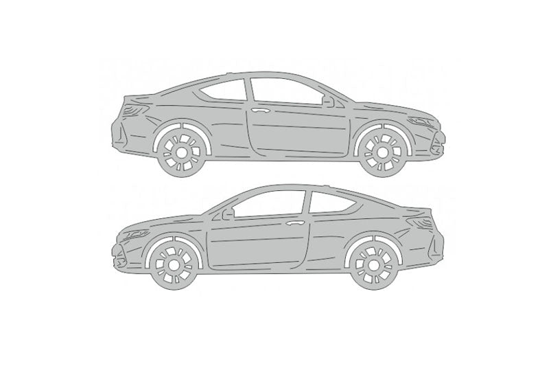 Honda Accord 9 Coupe (2013-2018) Floor Mat Emblem Set – Stainless Steel Badges Car Mats Badges Decoin