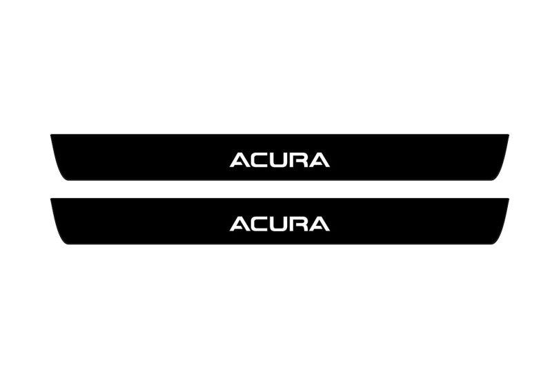 Acura TLX I 2015-2020 Led Door Sill Pro With Logo Acura (Premium Painting)