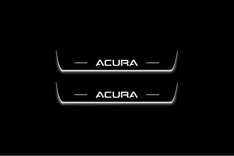 Acura MDX IV 2021+ LED Door Sills With Logo Acura