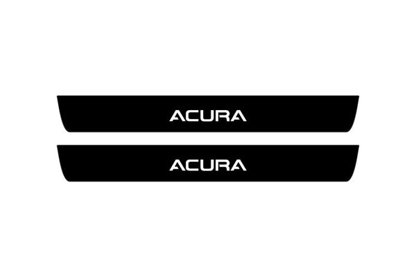 Acura MDX IV 2021+ Led Door Sill Pro With Logo Acura (Premium Painting)