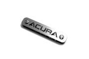 Stainless Steel Floor Mats Emblems Set Badges with Acura Logo Car Mats Badges Decoin