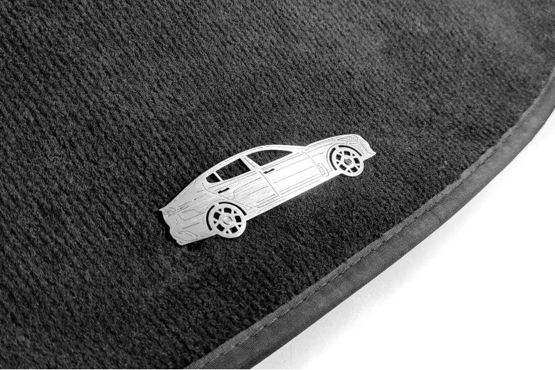 Kia Sportage V (2021+) Floor Mat Emblem Set – Stainless Steel Badges Car Mats Badges Decoin