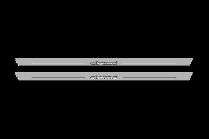 Audi A6 C6 2004-2011 LED Car Door Sill With Logo Allroad Audi Led Door Sills opdesign