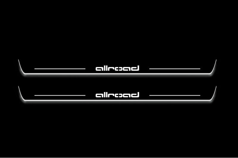 Audi A6 C7 2011-2018 LED Car Door Sill With Logo Allroad