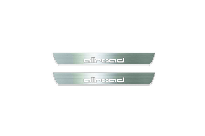 Audi A6 C8 2018+ Led Sill Plates With Logo Allroad