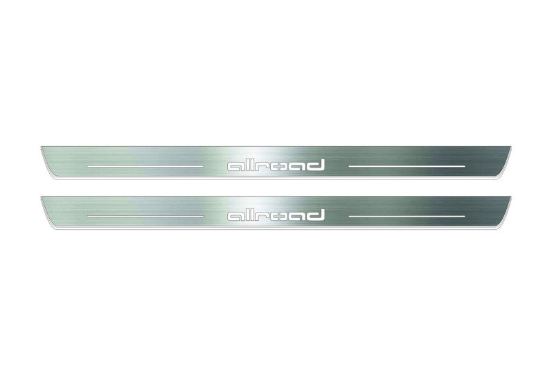 Audi A6 C8 2018+ Led Sill Plates With Logo Allroad