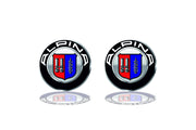 Colored Floor Mat Emblems for BMW Alpina – Add a Touch of Personality Car Mats Badges Decoin
