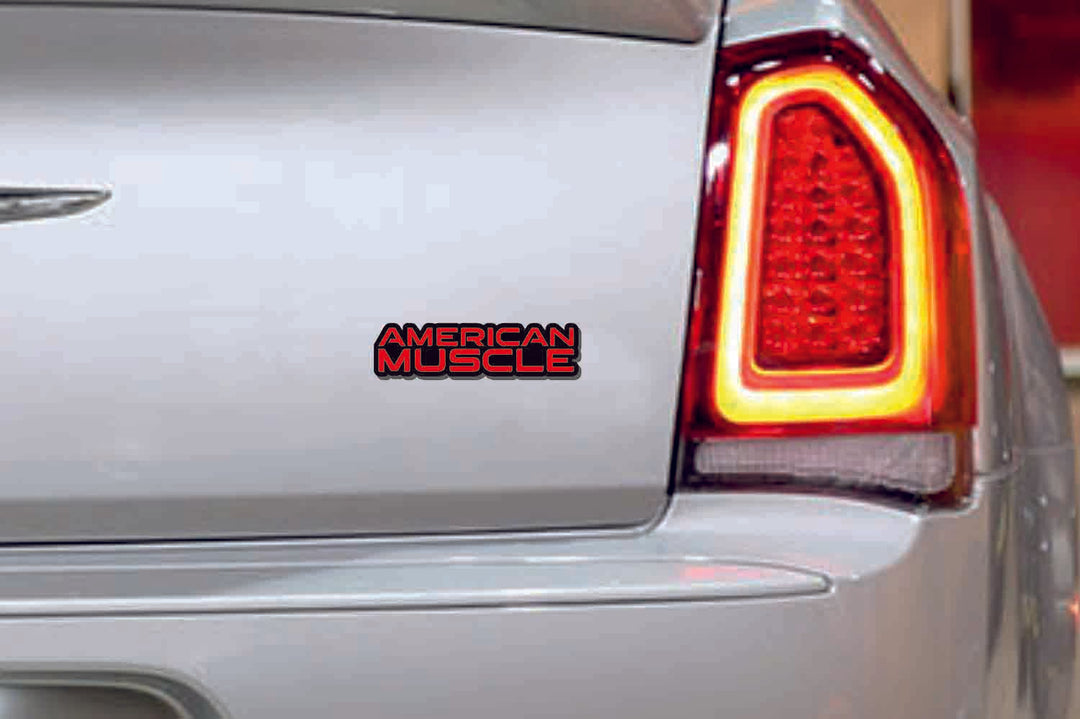 Chrysler Emblem & Badges set with American Muscle logo Chrysler emblems decoinfabric