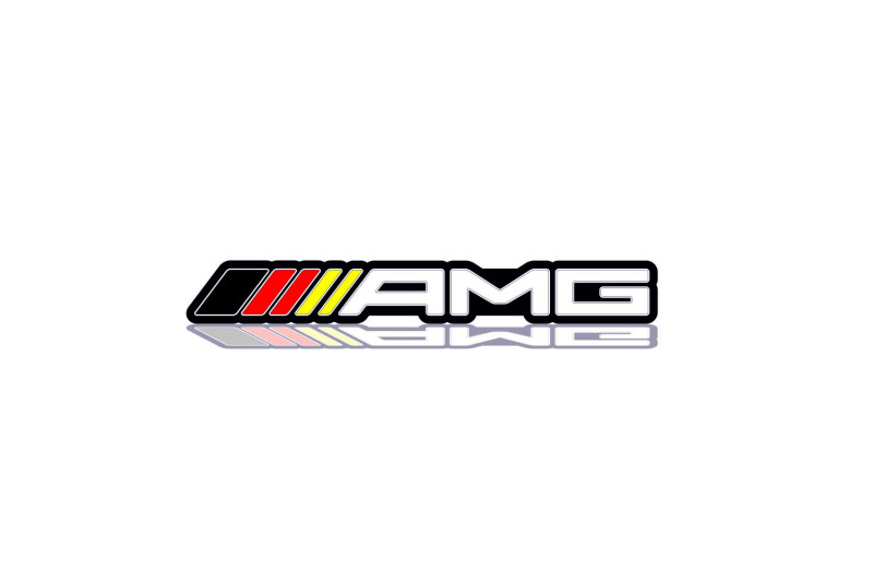 Mercedes G-Class Radiator grille emblem with AMG logo (type 3)